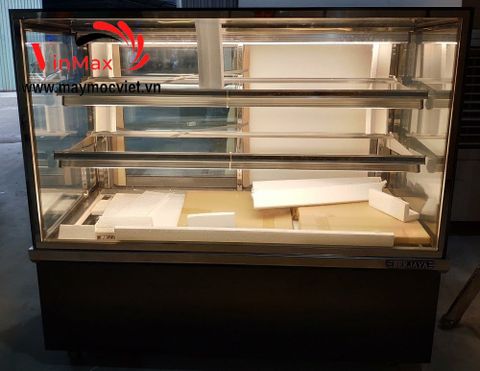 Tủ trưng bày bánh kính vuông Berjaya RCS-18GM13-2FB dài 1,8m