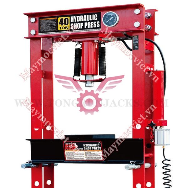 Máy ép thủy lực dùng tay và khí nén 40 tấn có đồng hồ Kocu TY40002