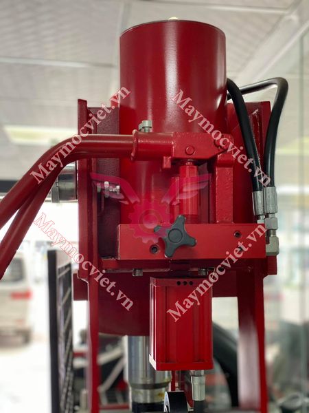 Máy Ép Thủy Lực Dùng Tay Và Khí Nén 75T Có Đồng Hồ TY75021