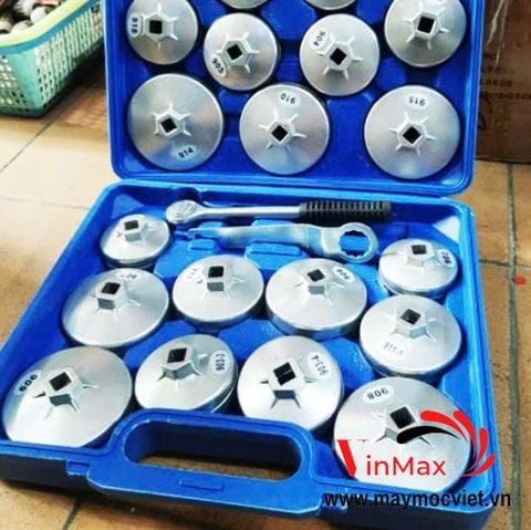 Bộ vam tháo cốc lọc dầu Turbo  23 chi tiết TBL23