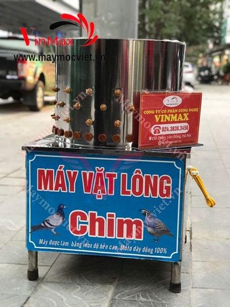 Máy vặt lông chim cút, bồ câu phi 55 vặt từ 10 Con/Mẻ Vinmax VMC55