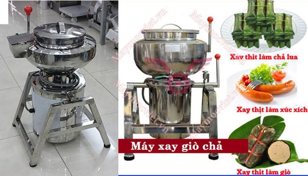 Máy xay giò chả khung inox 20kg/mẻ VM XG20