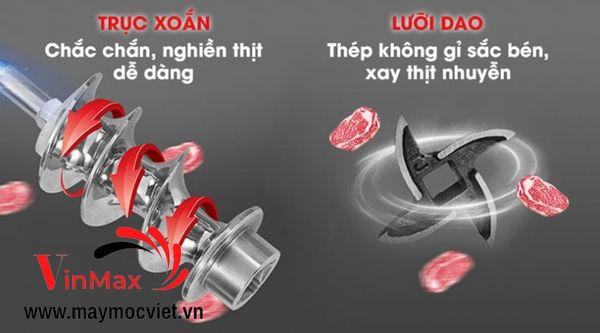 Máy Xay Thịt Inox Vinmax RY22 2HP