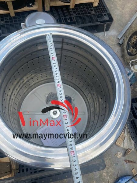 Máy vắt ly tâm vắt đậu nành, sắn, nghệ chất liệu inox VMX1100 điều chỉnh số