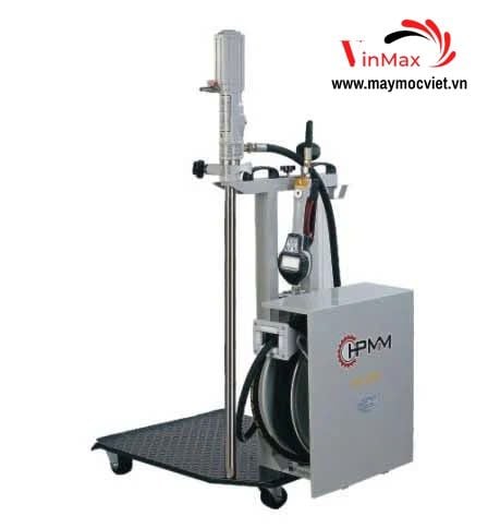 Xe bơm dầu thùng phuy có đồng hồ định lượng HG-948