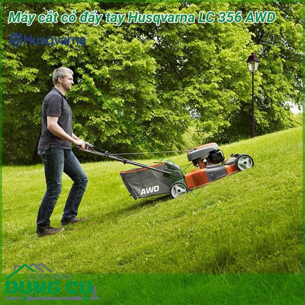 Máy cắt cỏ đẩy tay Husqvarna LC 356 AWD