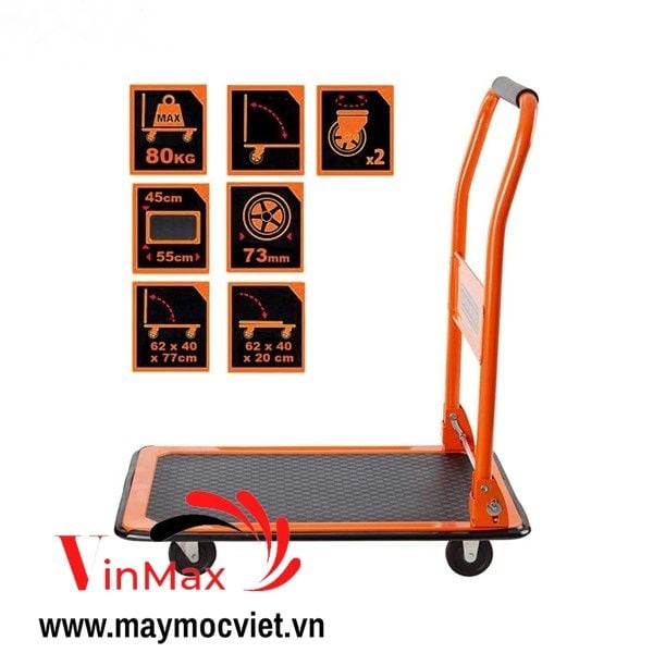 XE ĐẨY HÀNG 4 BÁNH BLACK&DECKER-USA H303