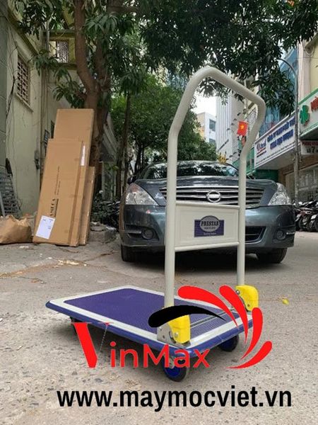 Xe đẩy hàng 4 bánh Nhật Bản Prestar NB101 tải trọng 150Kg