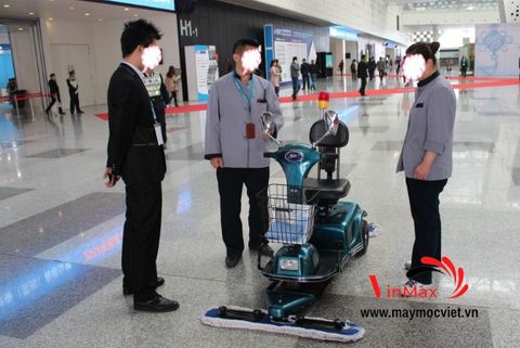 Xe lau sàn ngồi lái dùng chạy pin Lithium Turbo TBX900