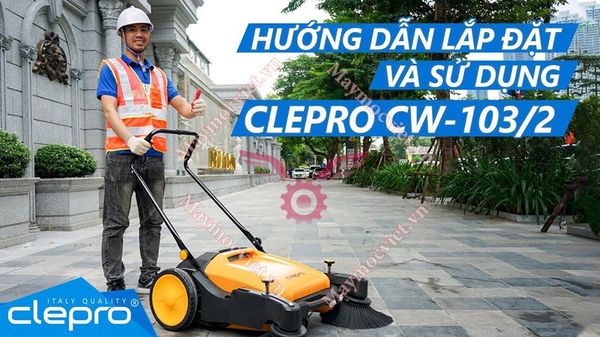 Xe quét rác đẩy tay Clepro CW 103/2