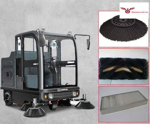 Xe quét rác ngồi lái công nghiệp Kumisai KMS-S11