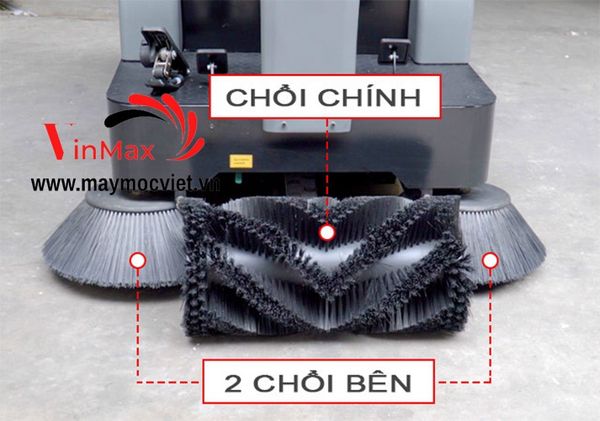 Máy quét rác ngồi lái Kumisai KMS-1350E