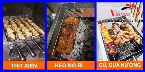 Bếp nướng mini cho gia đình 5 xiên Vinmax VMX05