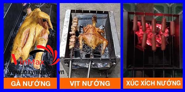 Bếp nướng mini cho gia đình 5 xiên Vinmax VMX05