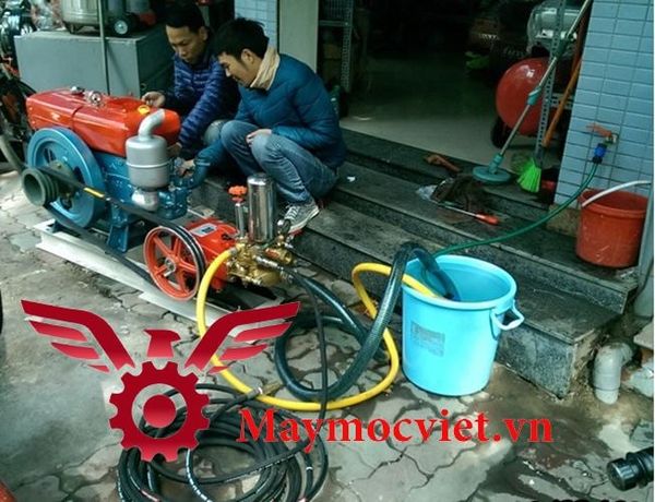 Máy xịt rửa dây đai đầu nổ Diezel XVM120