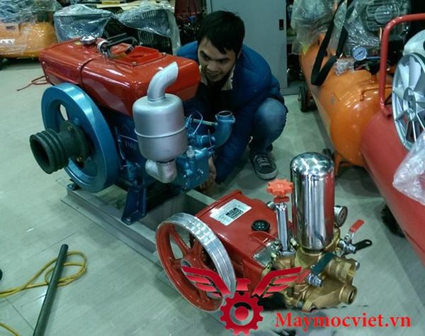 Máy xịt rửa dây đai đầu nổ Diezel XVM120