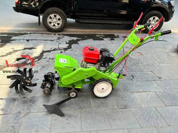 Máy xới đất, lên luống, sạc cỏ, băm cỏ chạy xăng Kawasaki KD170