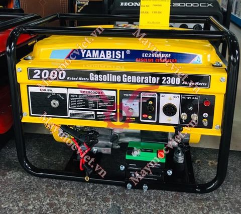 Máy Phát Điện Chạy Xăng 2kw Yamabisi EC2900DXE Đề