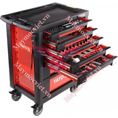 Tủ đồ nghề sửa chữa cao cấp 7 ngăn 211 chi tiết Yato YT-55290