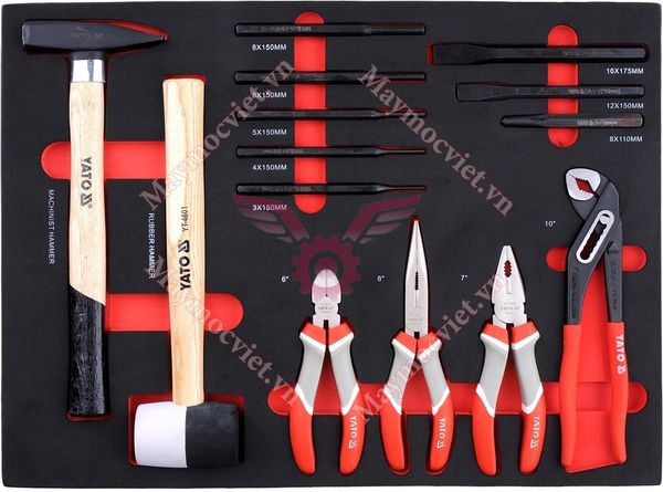 Tủ đồ nghề sửa chữa cao cấp 7 ngăn 211 chi tiết Yato YT-55290