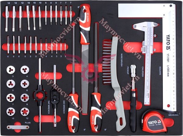 Tủ đồ nghề sửa chữa cao cấp 7 ngăn 211 chi tiết Yato YT-55290