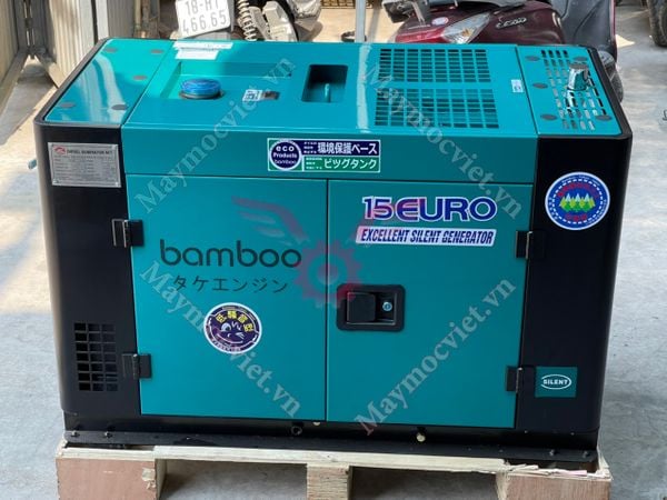 Máy phát điện 15Kw chạy dầu Bamboo 15Euro
