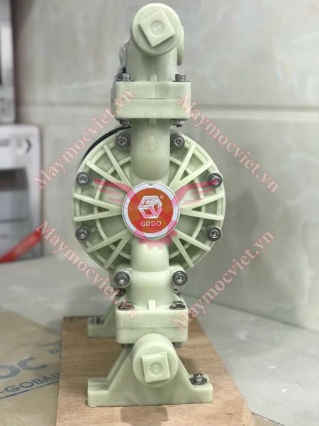 Bơm Màng Khí Nén GODO QBY3-20 NHỰA PP