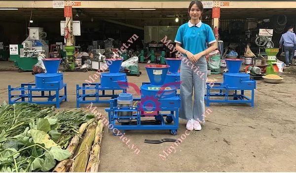 Máy băm chuối nguyên cây có bánh xe di chuyển VM BC03X