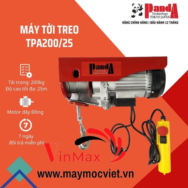 Máy Tời Điện Panda TPA200/25