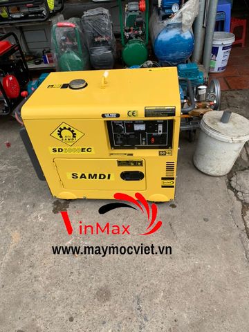 Máy phát điện 5kw chạy dầu Samdi 6800