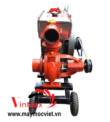 Máy bơm nước đầu nổ D22 sên bơm phi 120 Turbo 22120