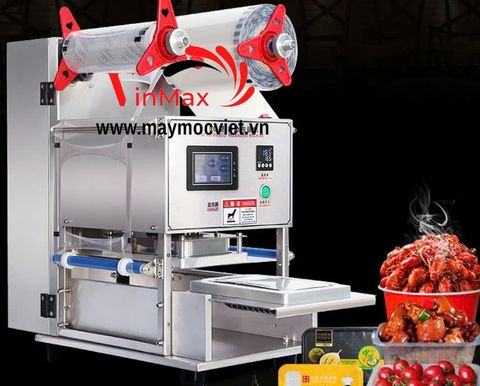 Máy dán miệng hộp vuông tự động loại 1 hộp Turbo TBH195