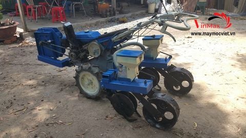Máy gieo hạt 2 hàng gắn máy cày Turbo TB202