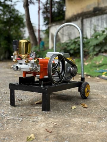 Bộ xịt rửa 3hp Yataka piston sứ kèm motor Toàn Phát