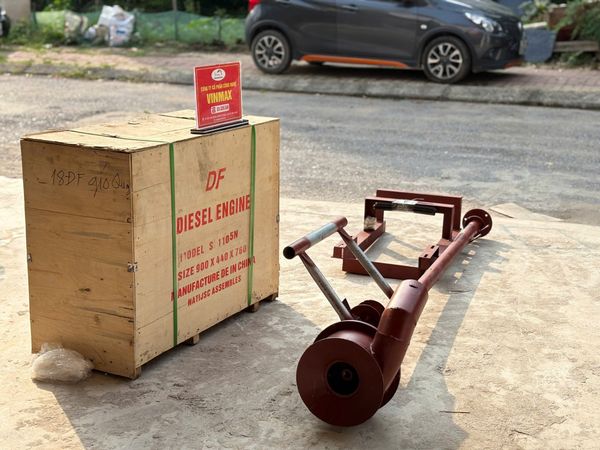 Bộ Hút Bùn, Cát Sử Dụng Đầu Nổ D18 Mát Gió Phi 100mm