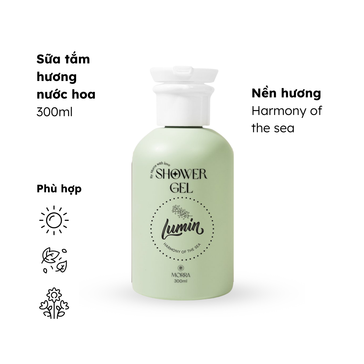  Sữa tắm BST Lumin - Harmony Of The Sea 300ml 