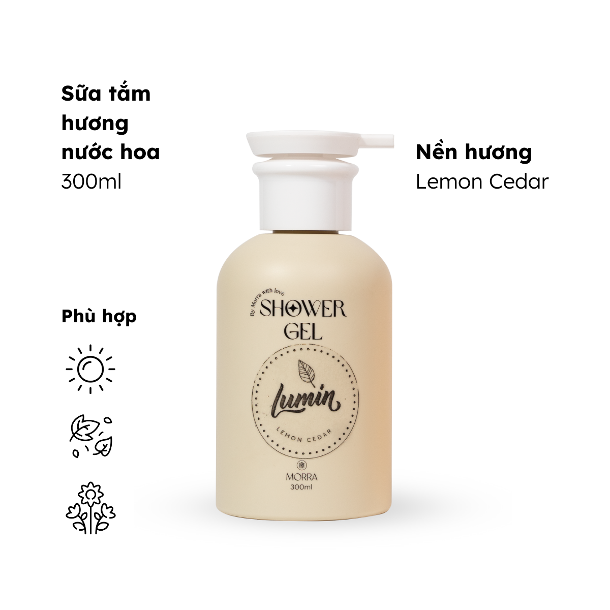  Sữa tắm BST Lumin - Lemon Cedar 300ml 