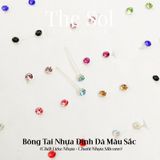  Bông Tai Nhựa Màu Sắc 