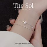  Lắc Tay Bạc Colorful Butterfly 