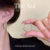  Bông Tai Hàn Quốc Ulzzang Hoops 