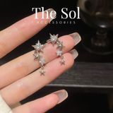  Bông Tai Hàn Quốc Star On Star 