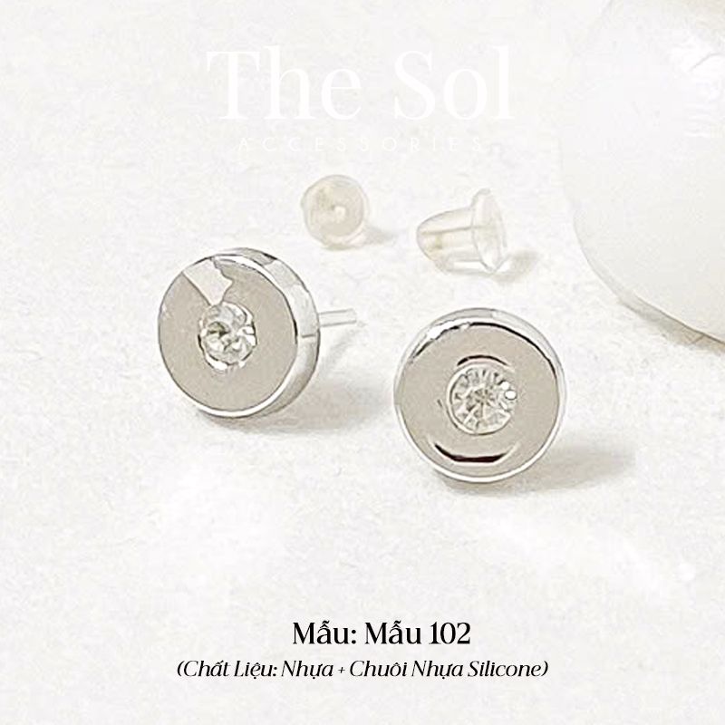  Bông Tai Nhựa 7K - BTN001 / BTN002 / BTN003 / BTN004 