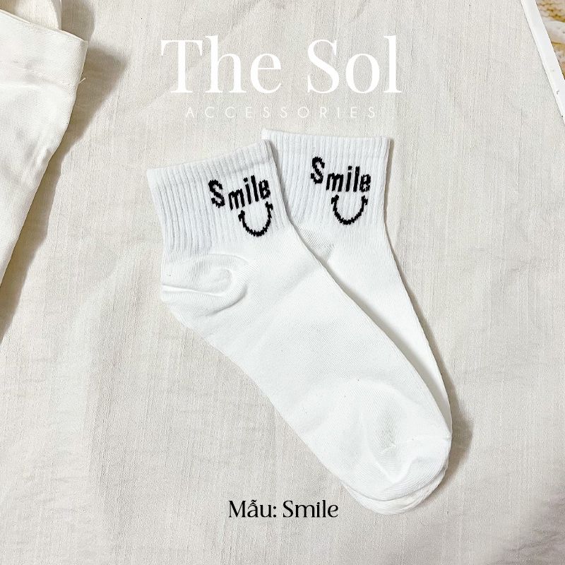  Tất Hàn Quốc Cổ Ngắn - Smile 