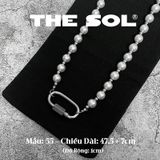  Dây Chuyền Titan Unisex Pearls Carabiner - Mẫu 55 