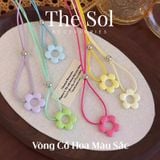  Vòng Cổ Bông Hoa Màu Sắc Mùa Hè 