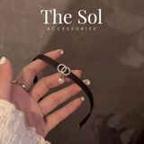  Choker Hàn Quốc Double Circles 