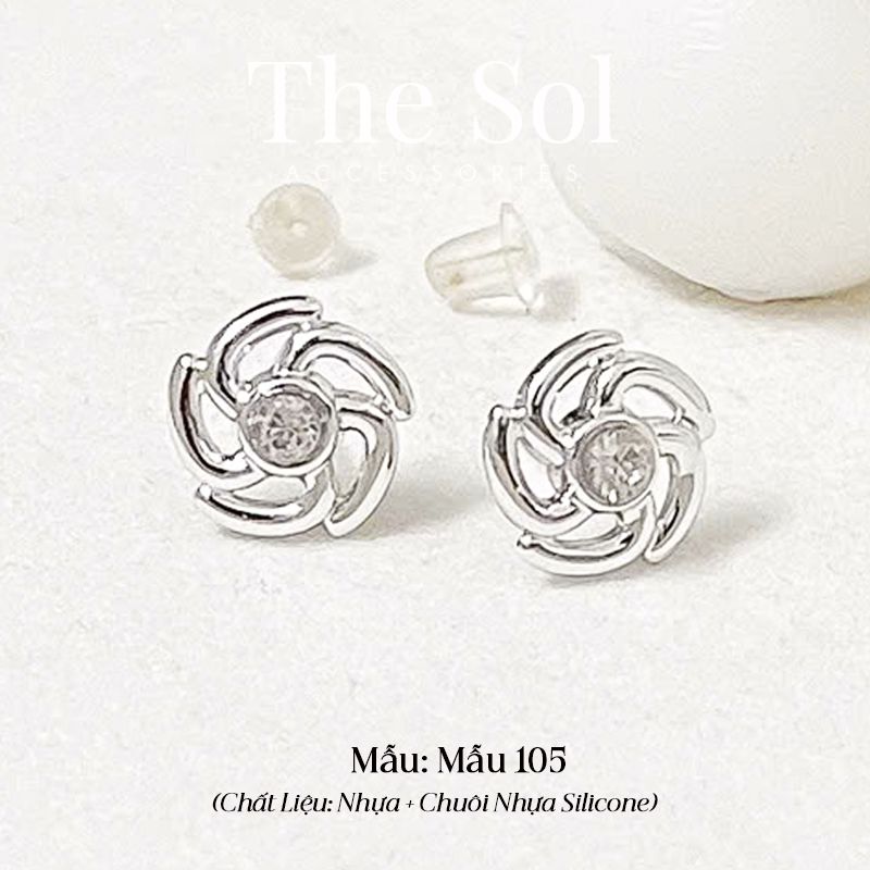  Bông Tai Nhựa 7K - BTN001 / BTN002 / BTN003 / BTN004 