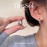  Bông Tai Hàn Quốc Trendy Hoops 