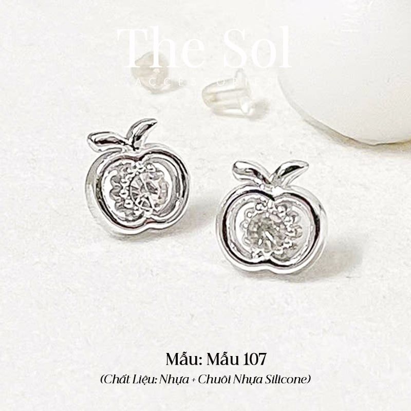  Bông Tai Nhựa 7K - BTN001 / BTN002 / BTN003 / BTN004 