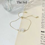  Lắc Tay Hàn Quốc Double Pearls 
